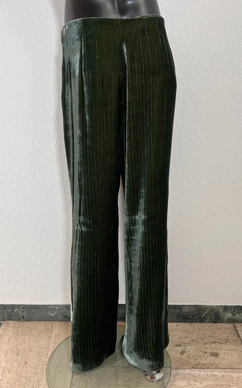 Vintage Roberto Cavalli Silk Velvet Trouser
