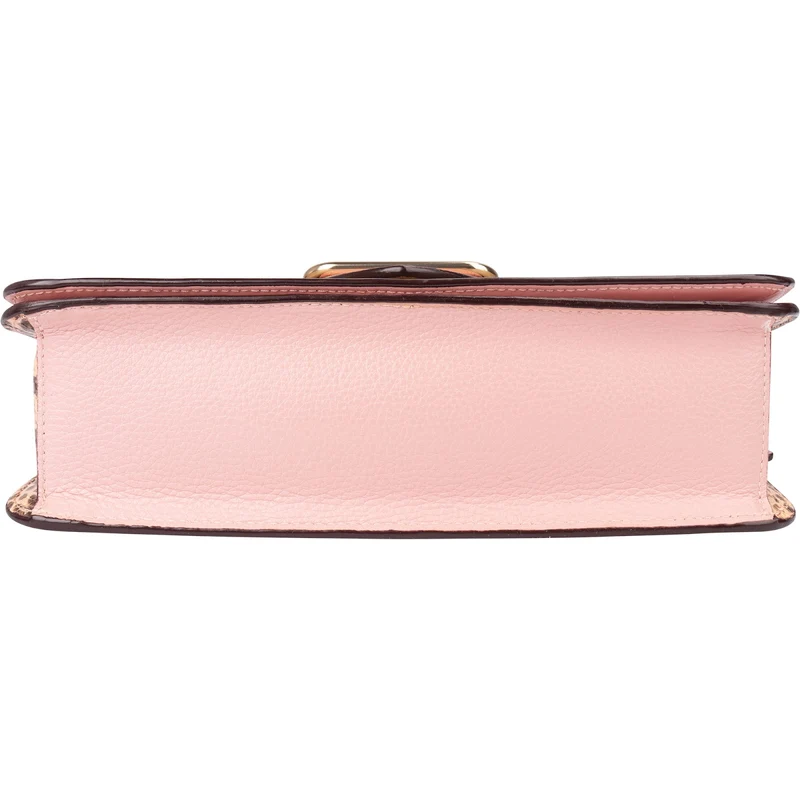 Coach Monogram Signature Canvas Leather Alie Shoulder Bag