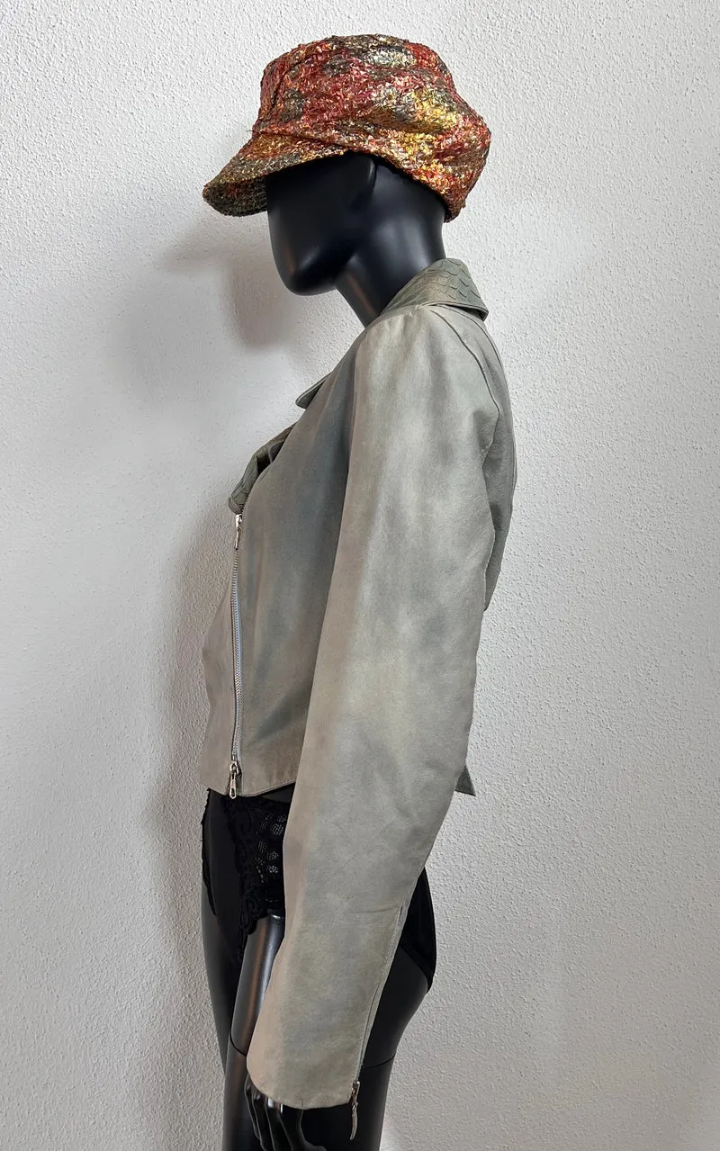 Vintage Engine Y2K Leather Jacket