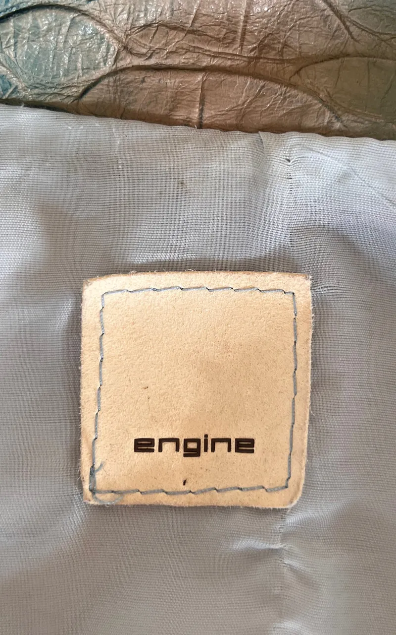 Vintage Engine Y2K Leather Jacket