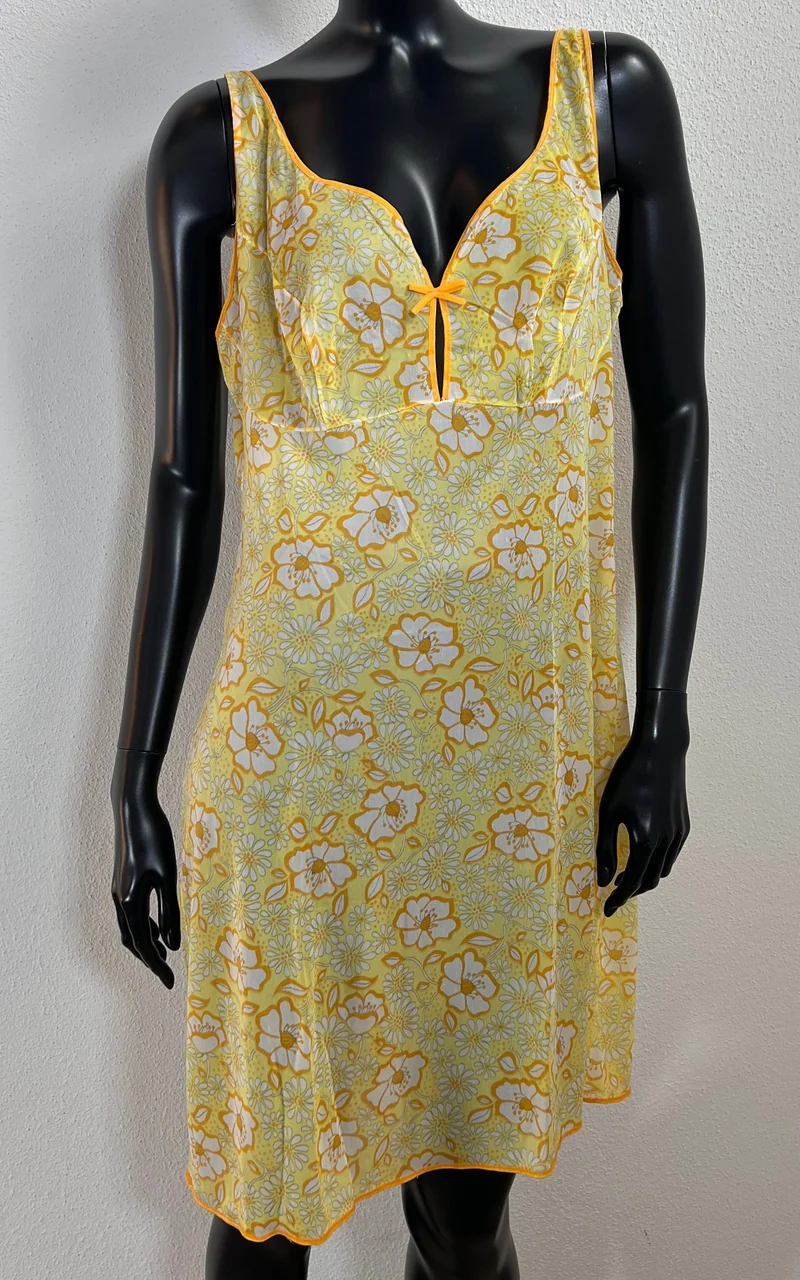 Vintage 70s Flower Slip Dress