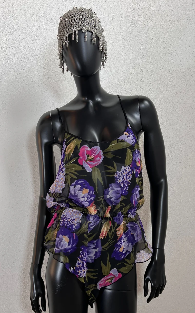 Vintage 80s Teddy Body Suit