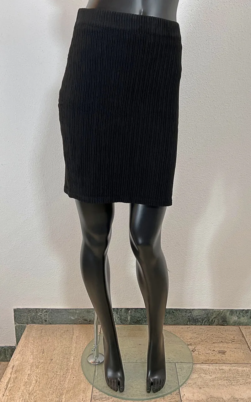 Vintage 90s Pleats Stretch Skirt