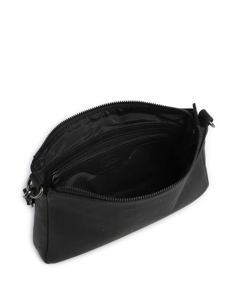 The Chesterfield Brand Wax Pull Up Cow Orinoco Schultertasche black