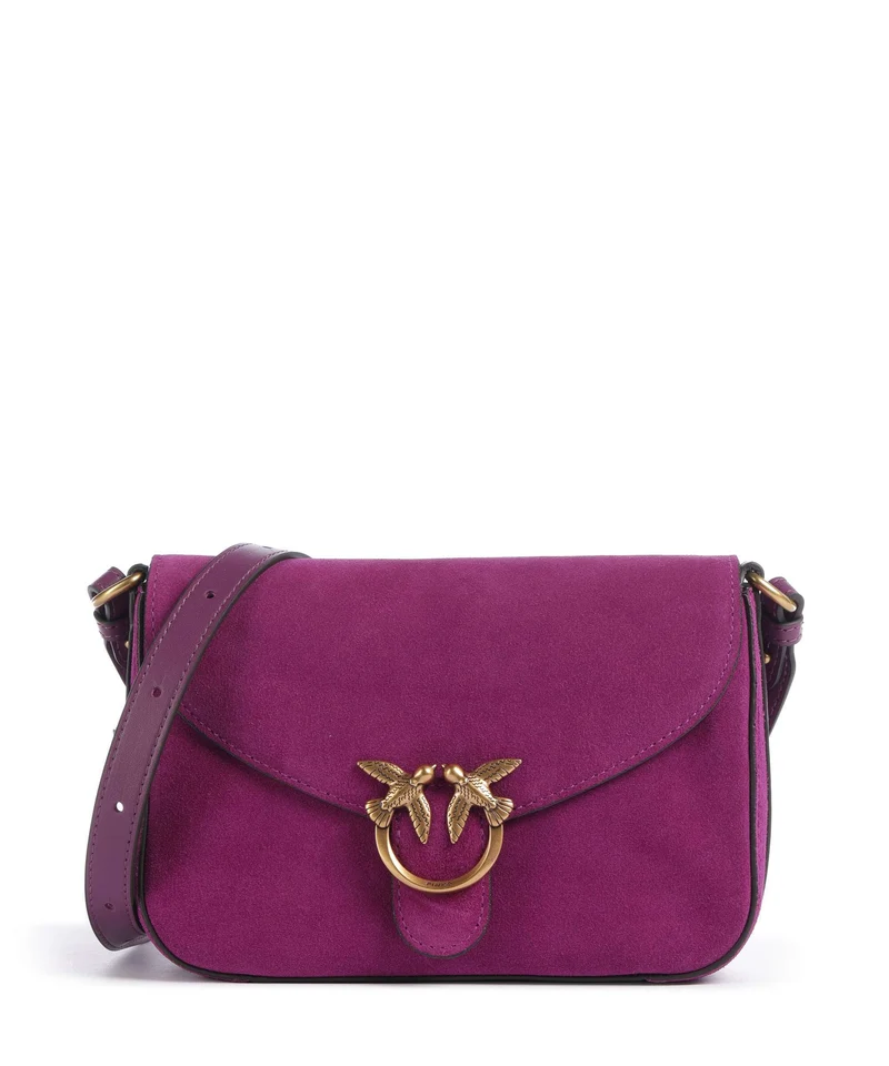 Pinko Love Mini Umhängetasche violet/gold