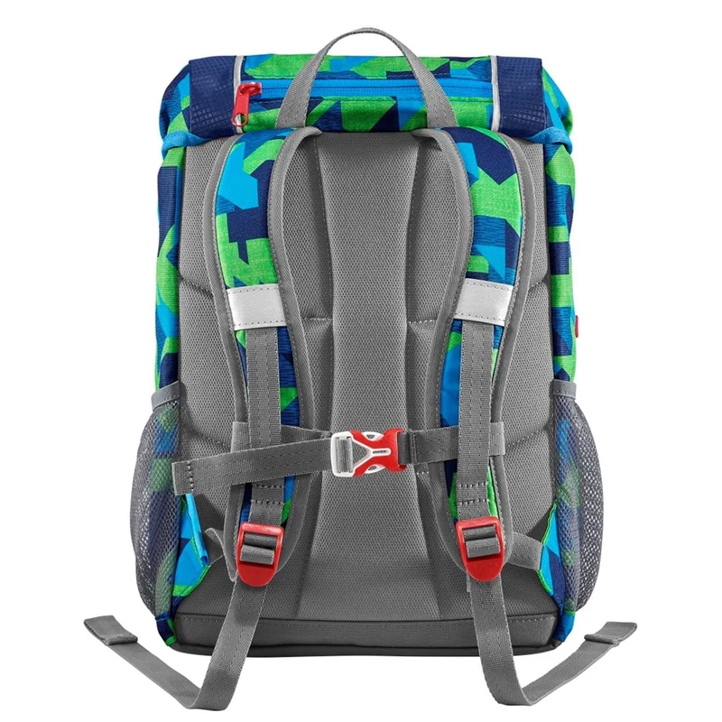 Step by Step Rucksack-Set Kid Schleich® "Velociraptor", blau-grün, mit Sitzkissen, ergonomischer Mini-Ranzen mit abnehmbarem Brustgurt, für Kindergarten, Vorschule und Freizeit, 13 l