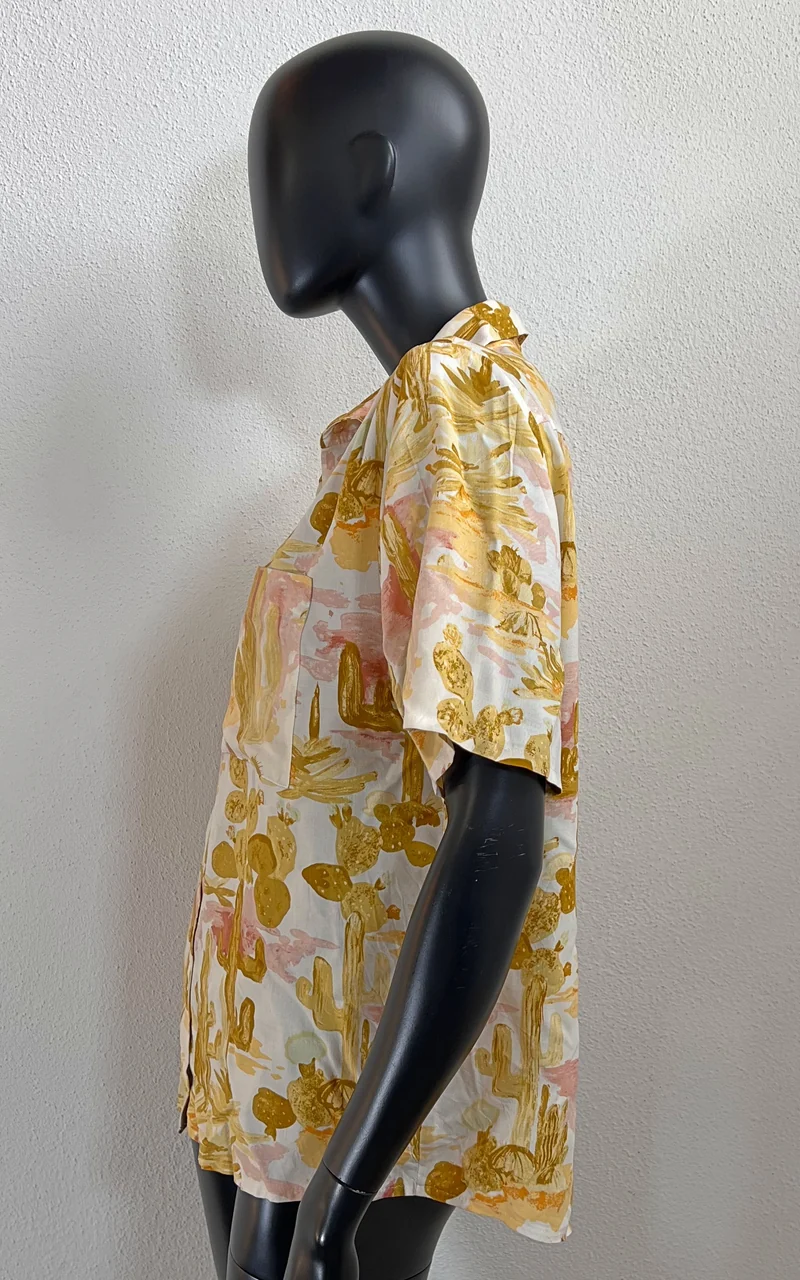 Vintage 70s Cactus Blouse