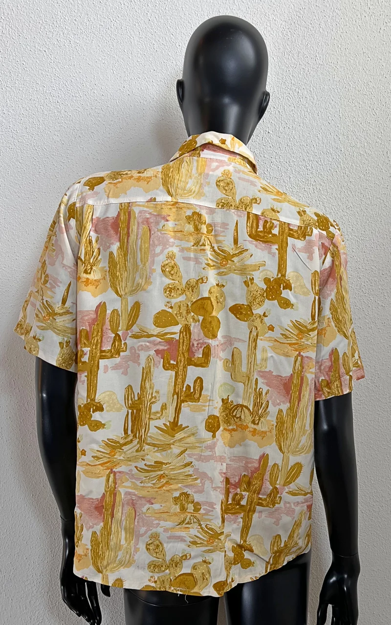 Vintage 70s Cactus Blouse