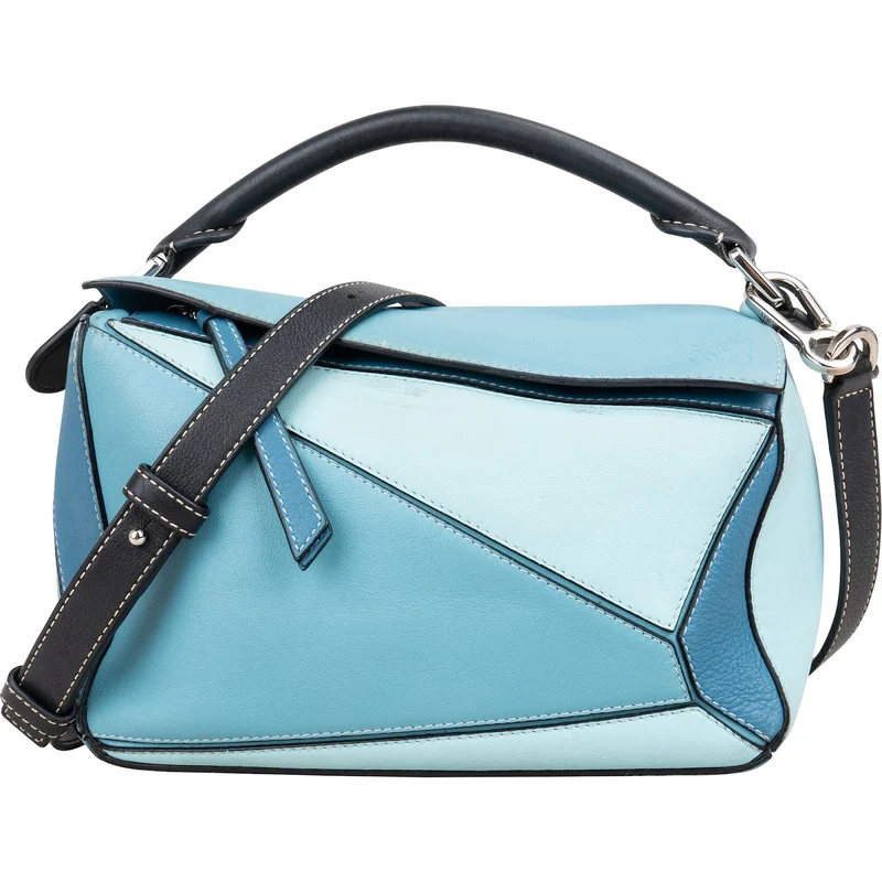 Loewe Tricolor Leather Puzzle Crossbody Handbag