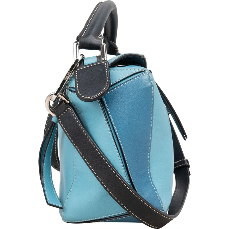 Loewe Tricolor Leather Puzzle Crossbody Handbag