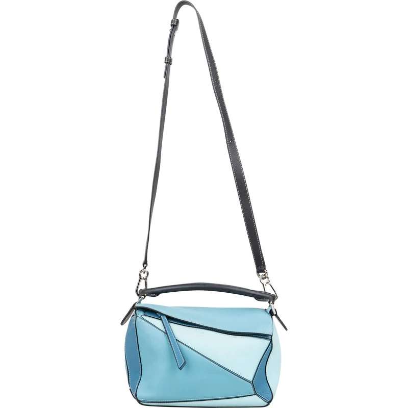 Loewe Tricolor Leather Puzzle Crossbody Handbag