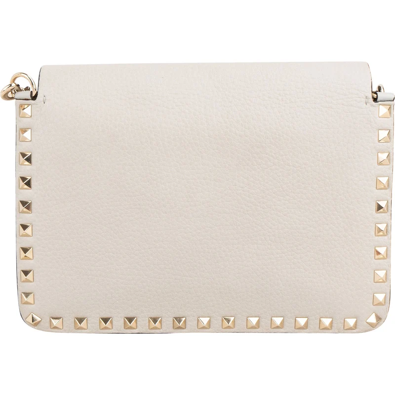 Valentino Garavani Grained Calfskin Rockstud Flap Crossbody Bag