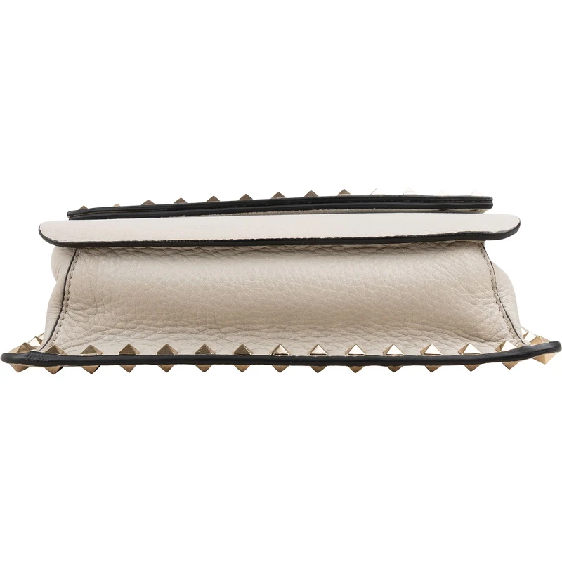 Valentino Garavani Grained Calfskin Rockstud Flap Crossbody Bag