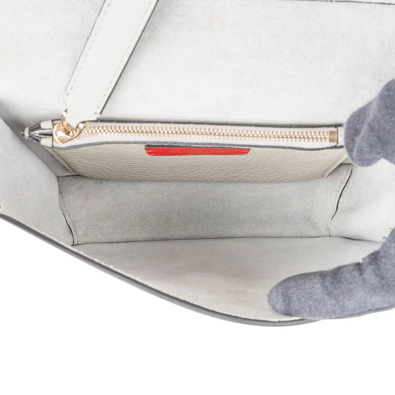 Valentino Garavani Grained Calfskin Rockstud Flap Crossbody Bag