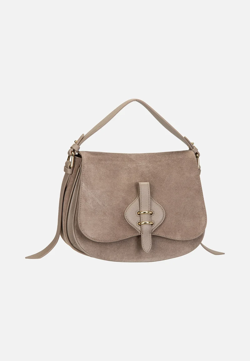 Mavery Suede Bi 1801 Warm Taupe/Warm Taupe - Crossbody Bag