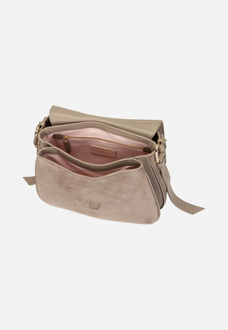 Mavery Suede Bi 1801 Warm Taupe/Warm Taupe - Crossbody Bag