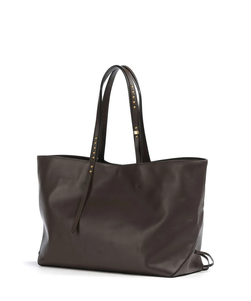 Pinko Shopper marrone/chicco de cafe/antique gold