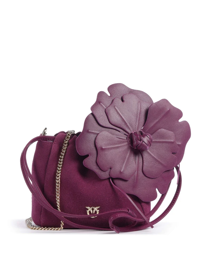 Pinko Flower Bucket Handtasche violet/gold