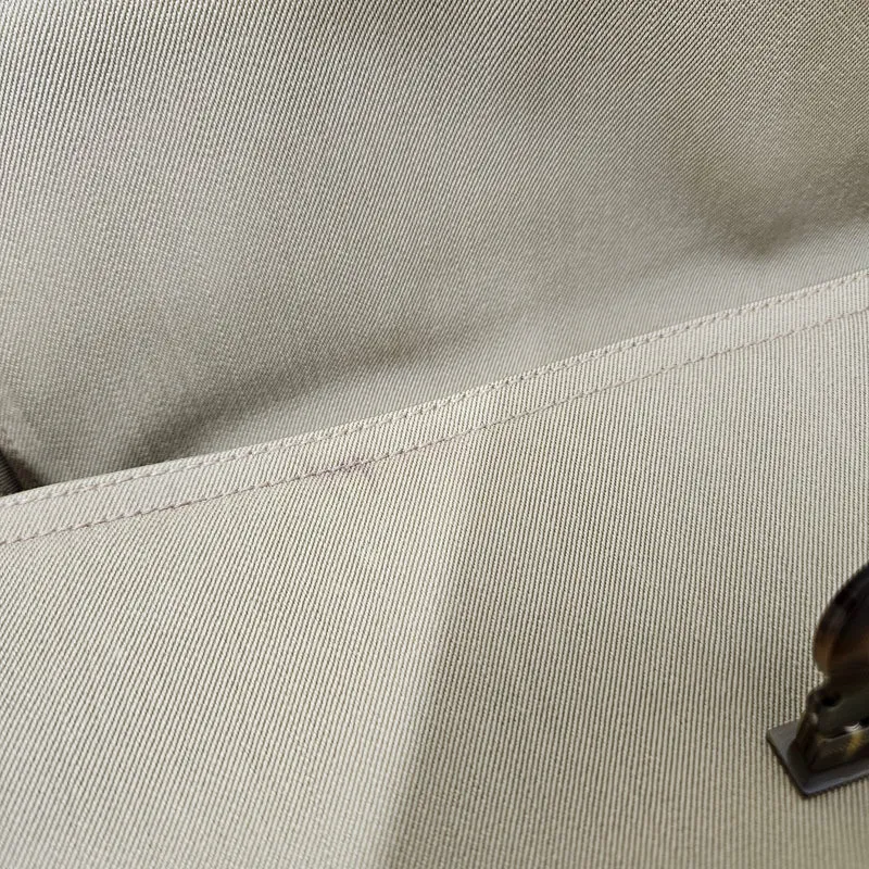 Salvatore Ferragamo Canvas Gancini Baguette Shoulder Bag