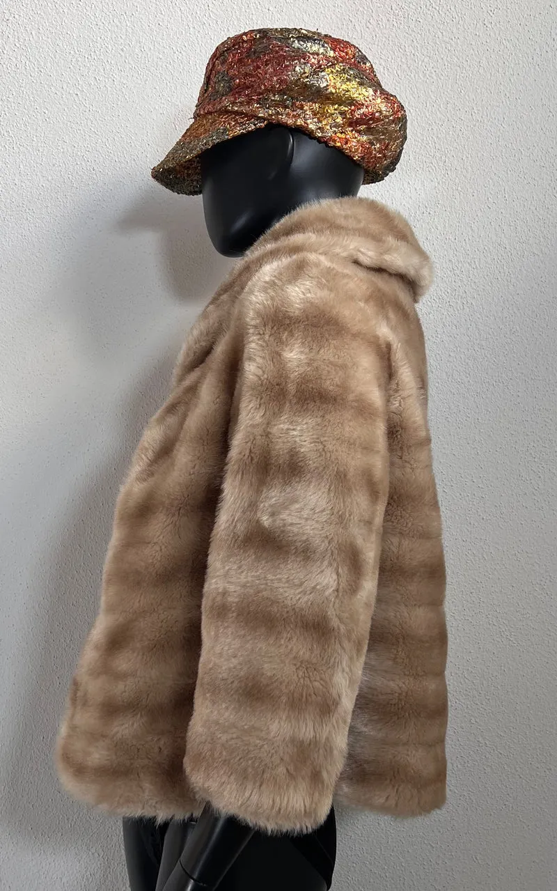 Vintage 60s Fake Mink Jacket