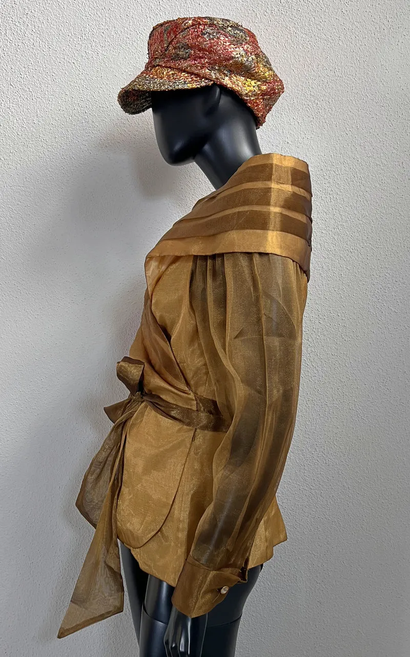 Vintage 90s Wrap Blouse