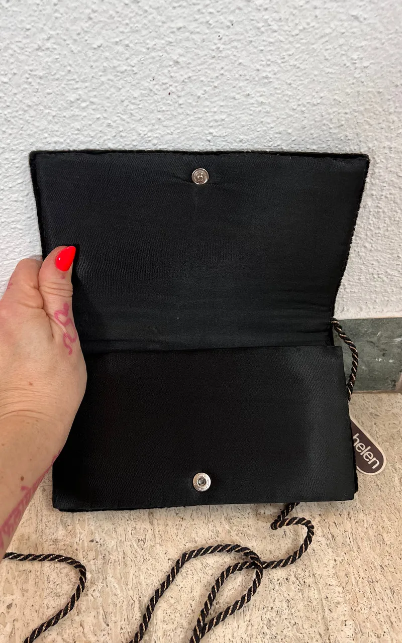 Vintage Velvet Evening Bag