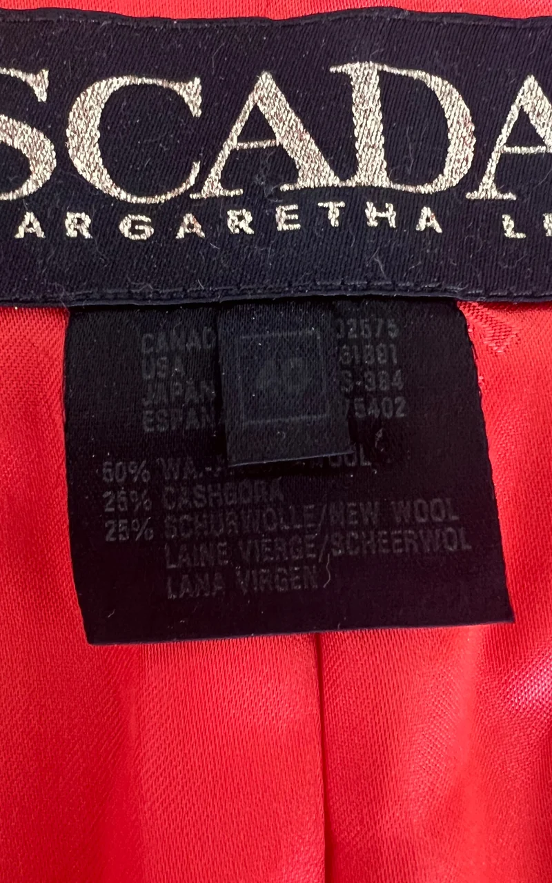 Vintage Escada Angora and Cashmere Blazer