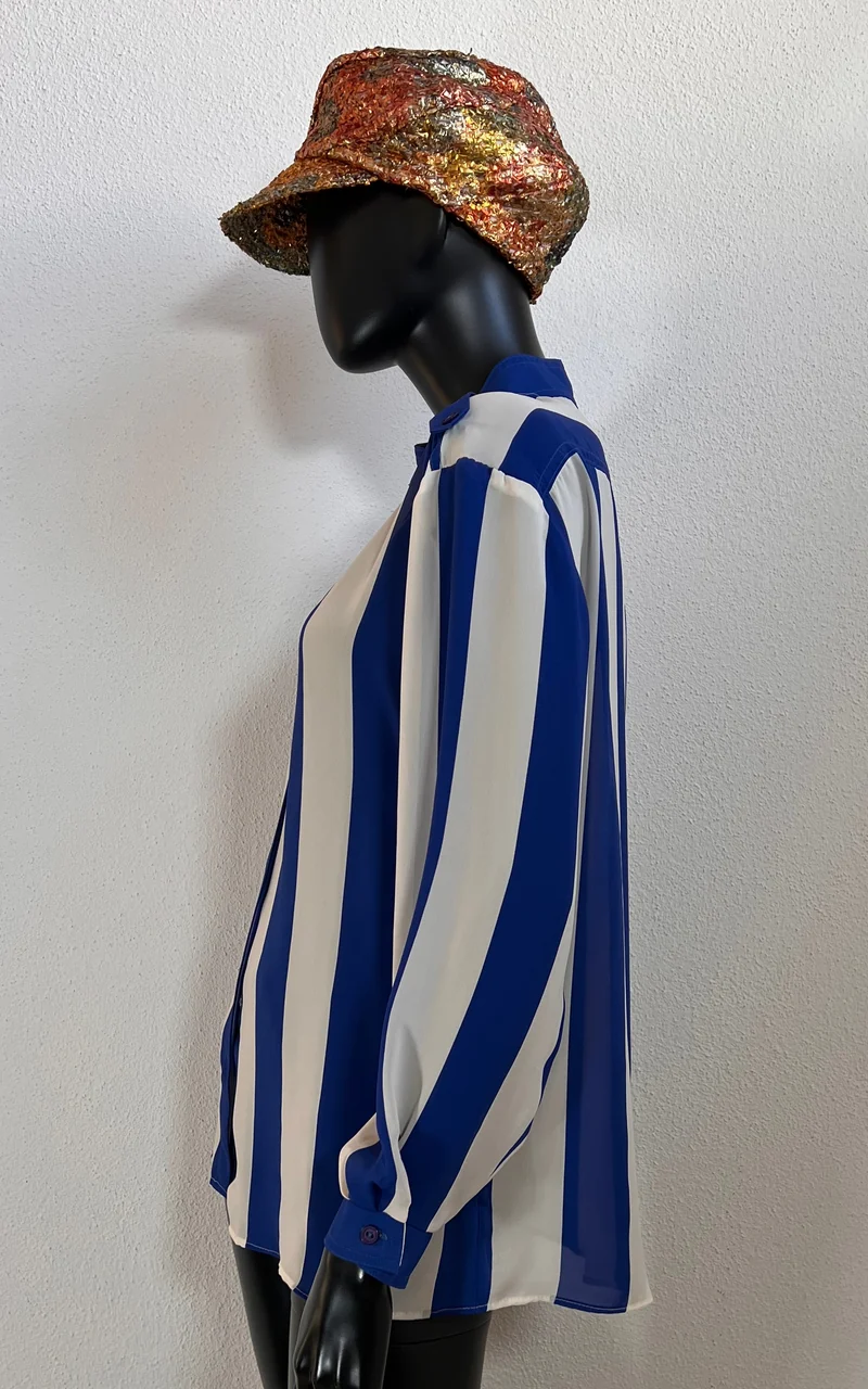 Vintage 90s Striped Blouse