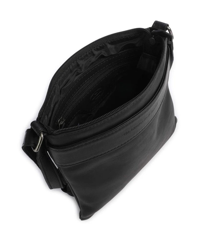 The Chesterfield Brand Wax Pull Up Cow Trenton Umhängetasche black