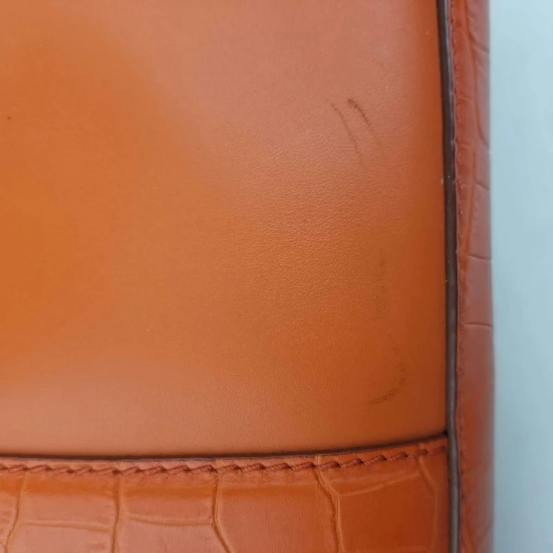 Max Mara Orange Margaux Tote Bag