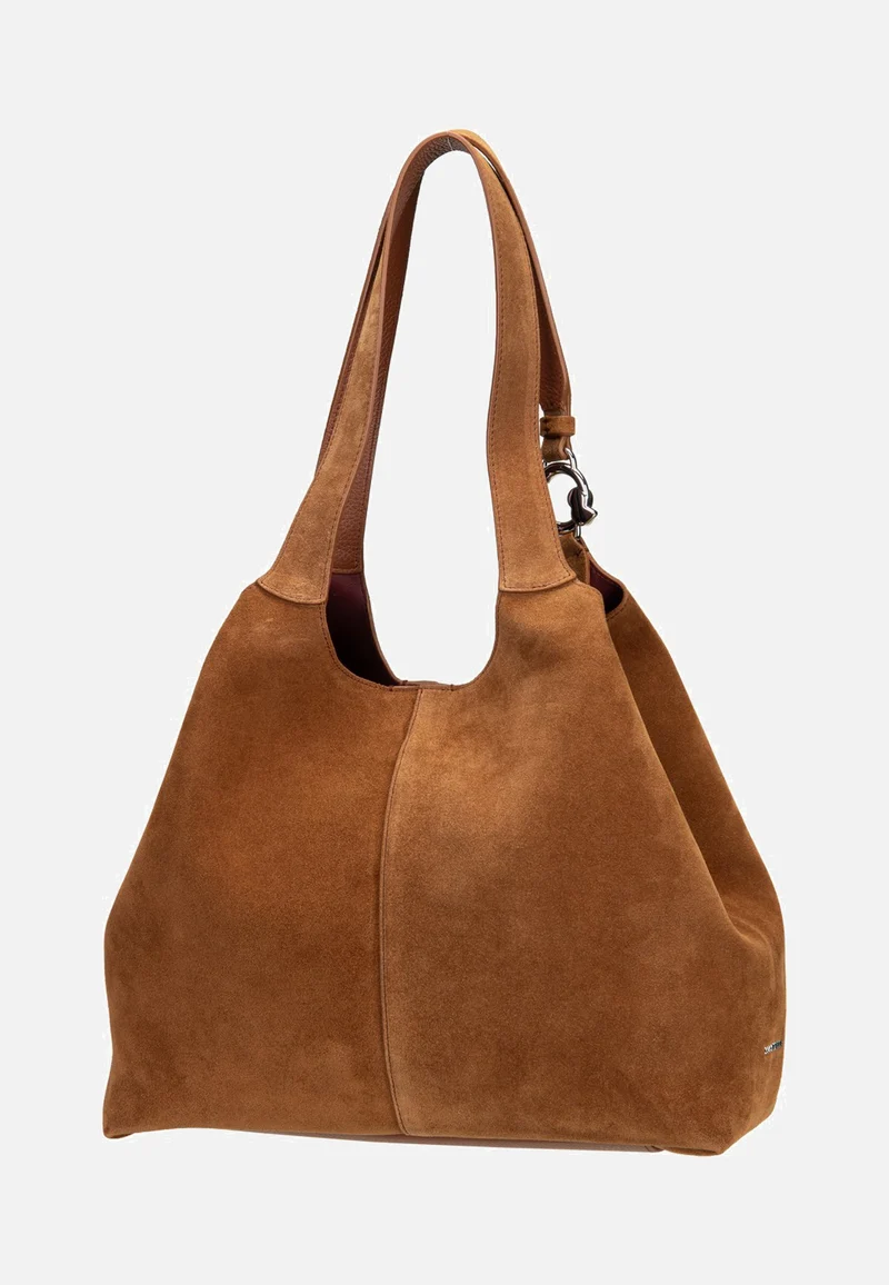 C-Easy Suede 1101 Cognac/Cognac - Hobo Bag