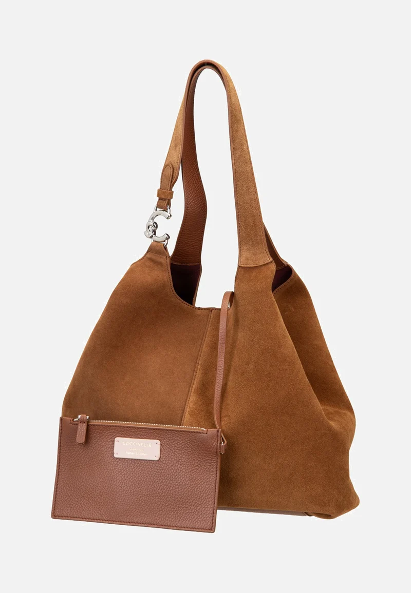 C-Easy Suede 1101 Cognac/Cognac - Hobo Bag
