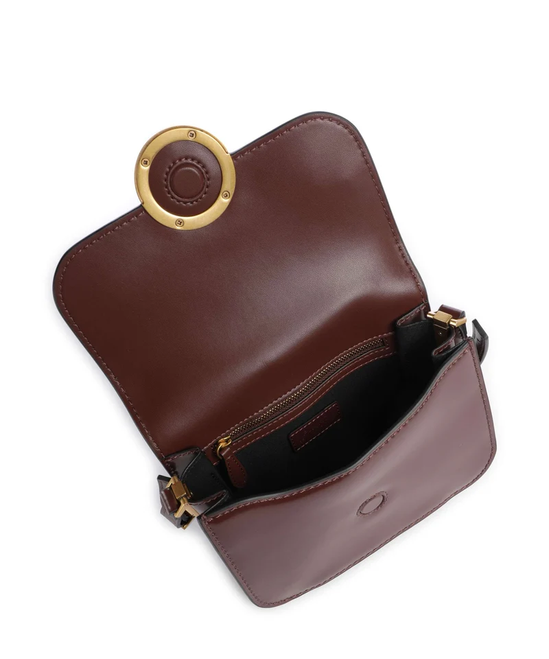 Pinko Love Box Mini Umhängetasche castano intenso/antique gold