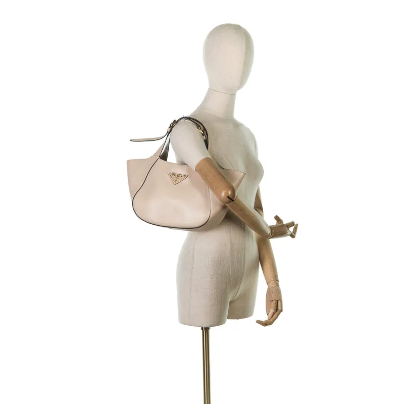 Enameled Metal Triangle Tote