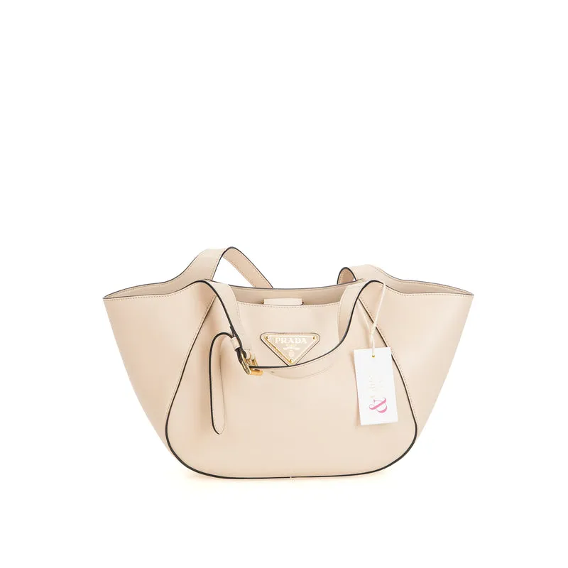 Enameled Metal Triangle Tote