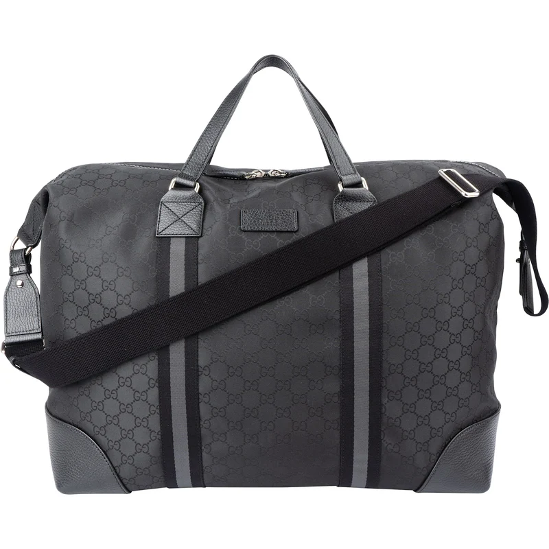 Gucci Monogram GG Nylon Web 45 Duffle Travel Bag