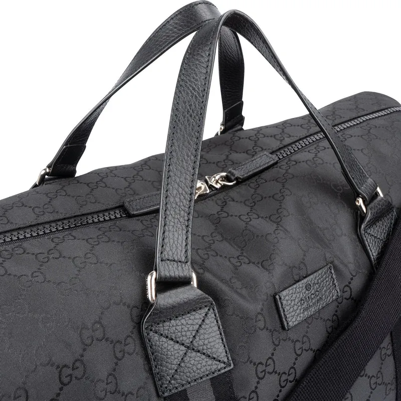 Gucci Monogram GG Nylon Web 45 Duffle Travel Bag