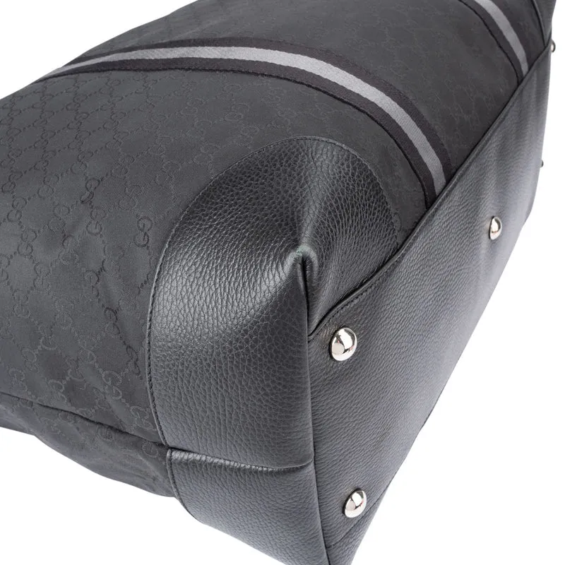 Gucci Monogram GG Nylon Web 45 Duffle Travel Bag