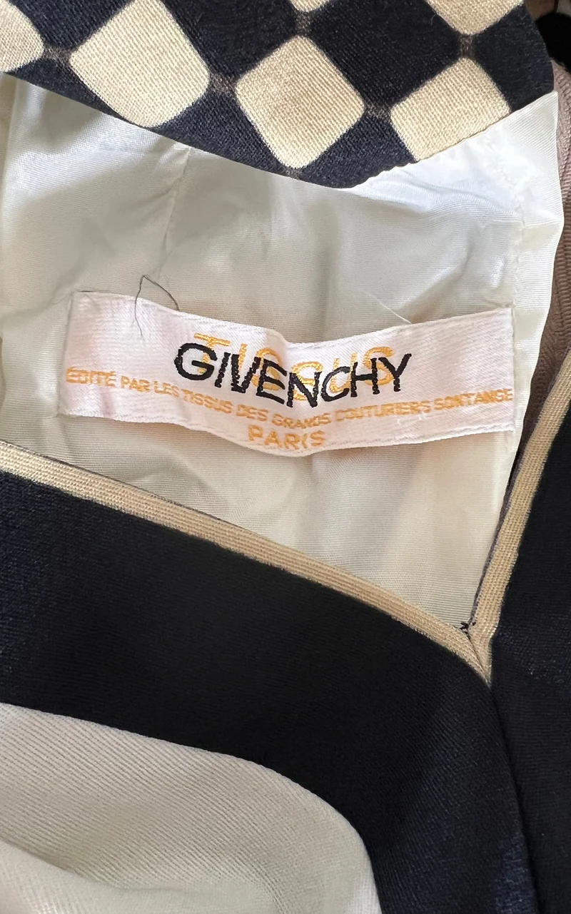 Vintage 70s Givenchy Couture Dress