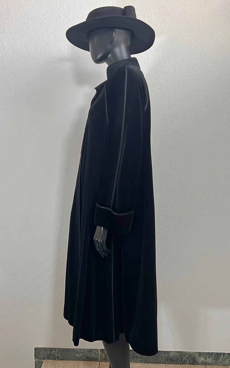 Vintage 70s Louis Feraud Velvet Coat