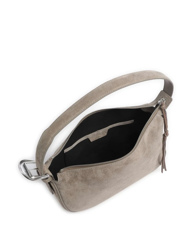 Liebeskind Ines Suede M Schultertasche neutral grey