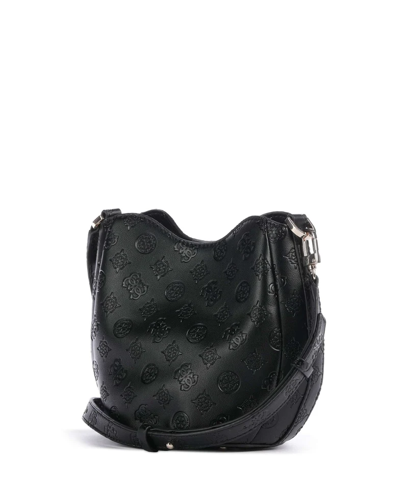 Guess Carmella Bucket Handtasche black logo