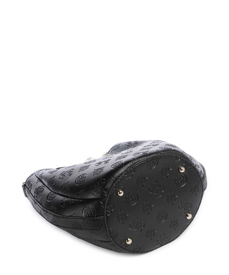 Guess Carmella Bucket Handtasche black logo