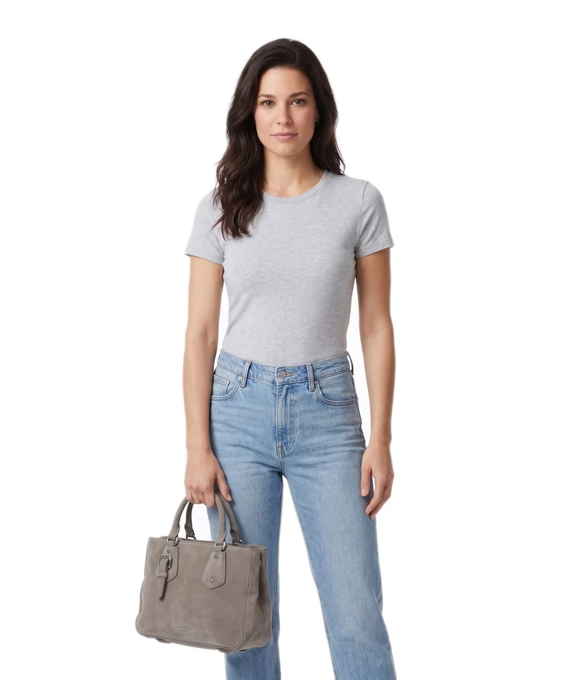 Liebeskind Cora Hydro Suede S Handtasche neutral grey