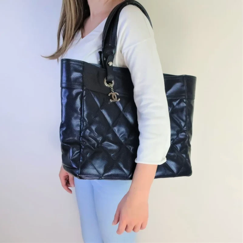 Chanel Blue Canvas Biarritz Tote Bag