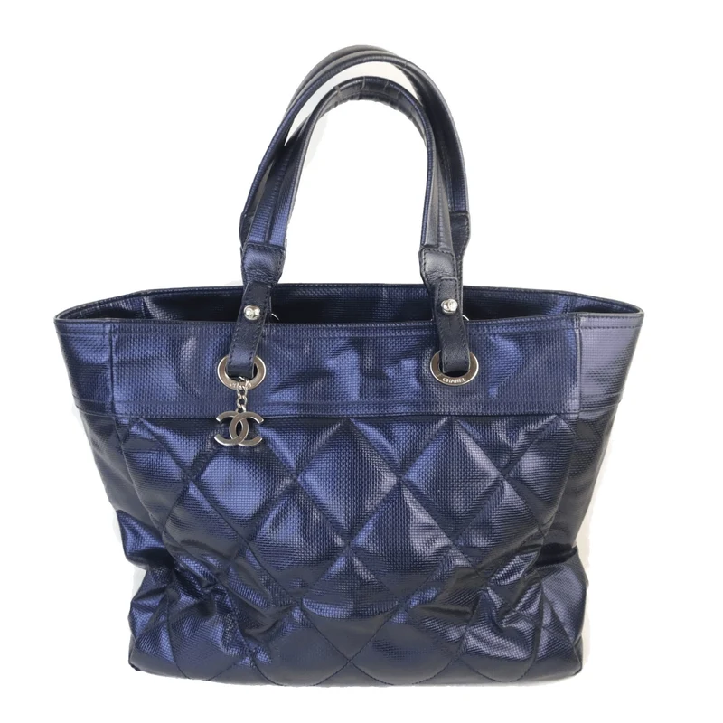 Chanel Blue Canvas Biarritz Tote Bag