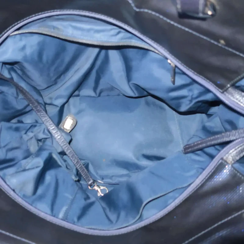 Chanel Blue Canvas Biarritz Tote Bag