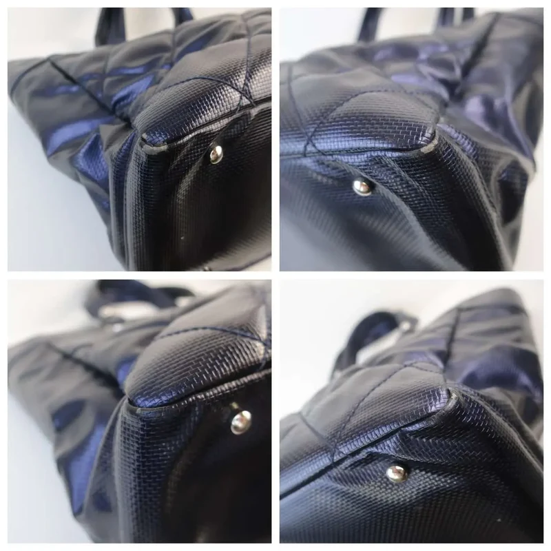 Chanel Blue Canvas Biarritz Tote Bag