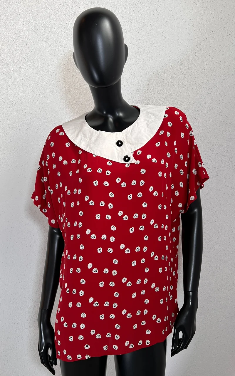 Vintage Pansies Blouse