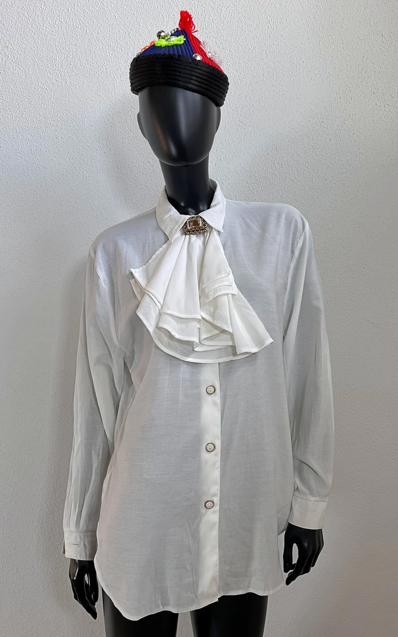 Vintage Volant Blouse